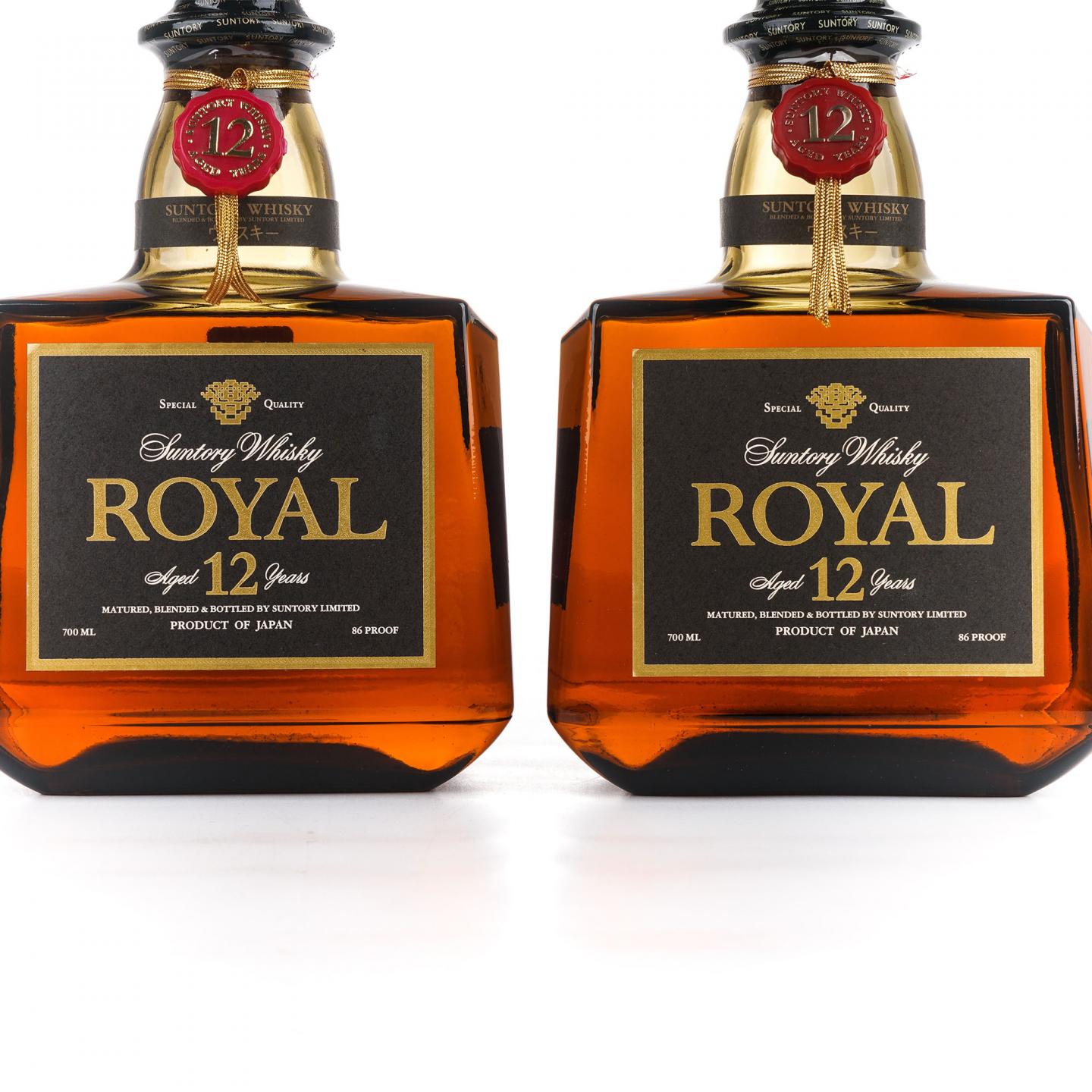 三得利 Royal 12年 金花标 调和 2瓶组