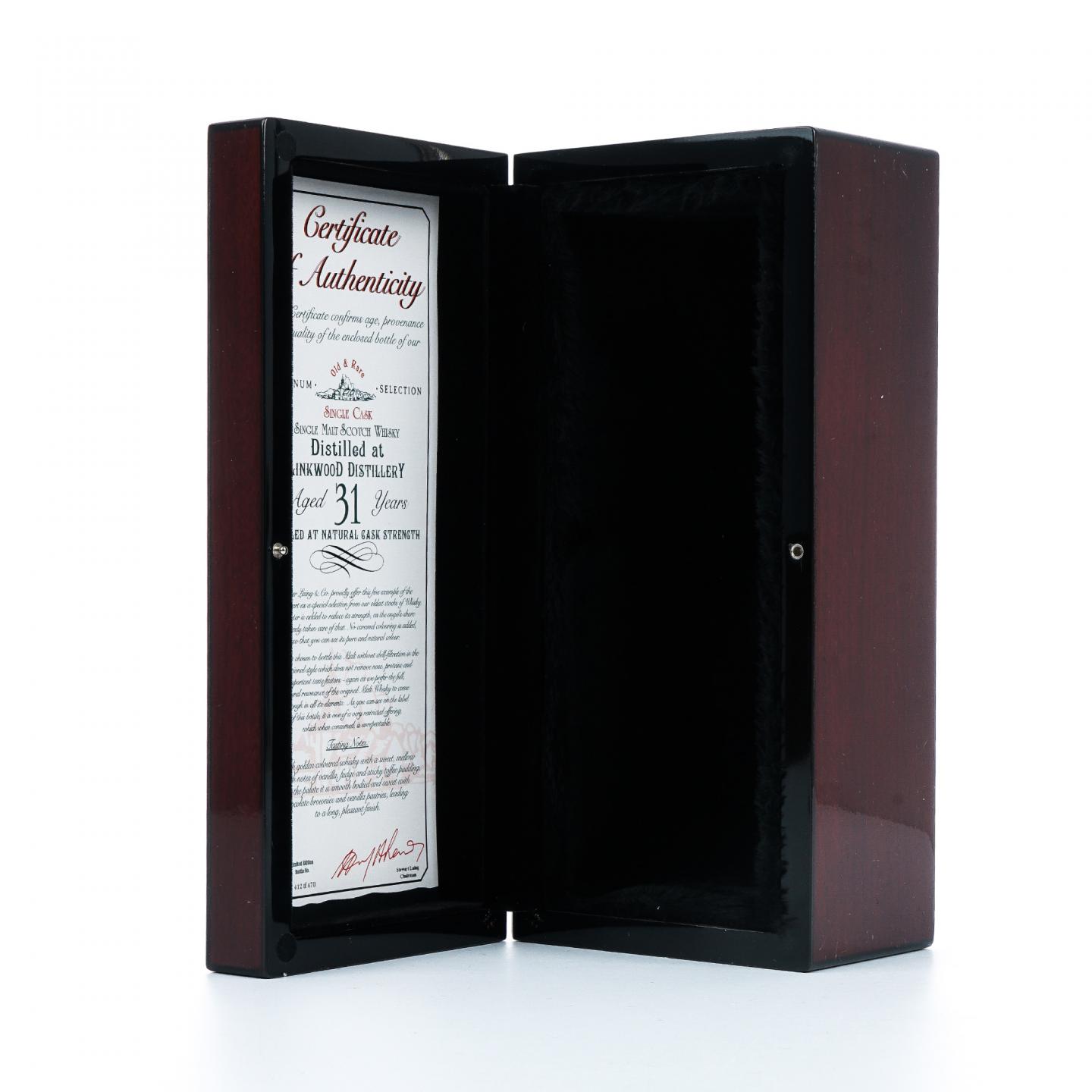 Linkwood 林可伍德 31年 1989-2021 Old & Rare HL