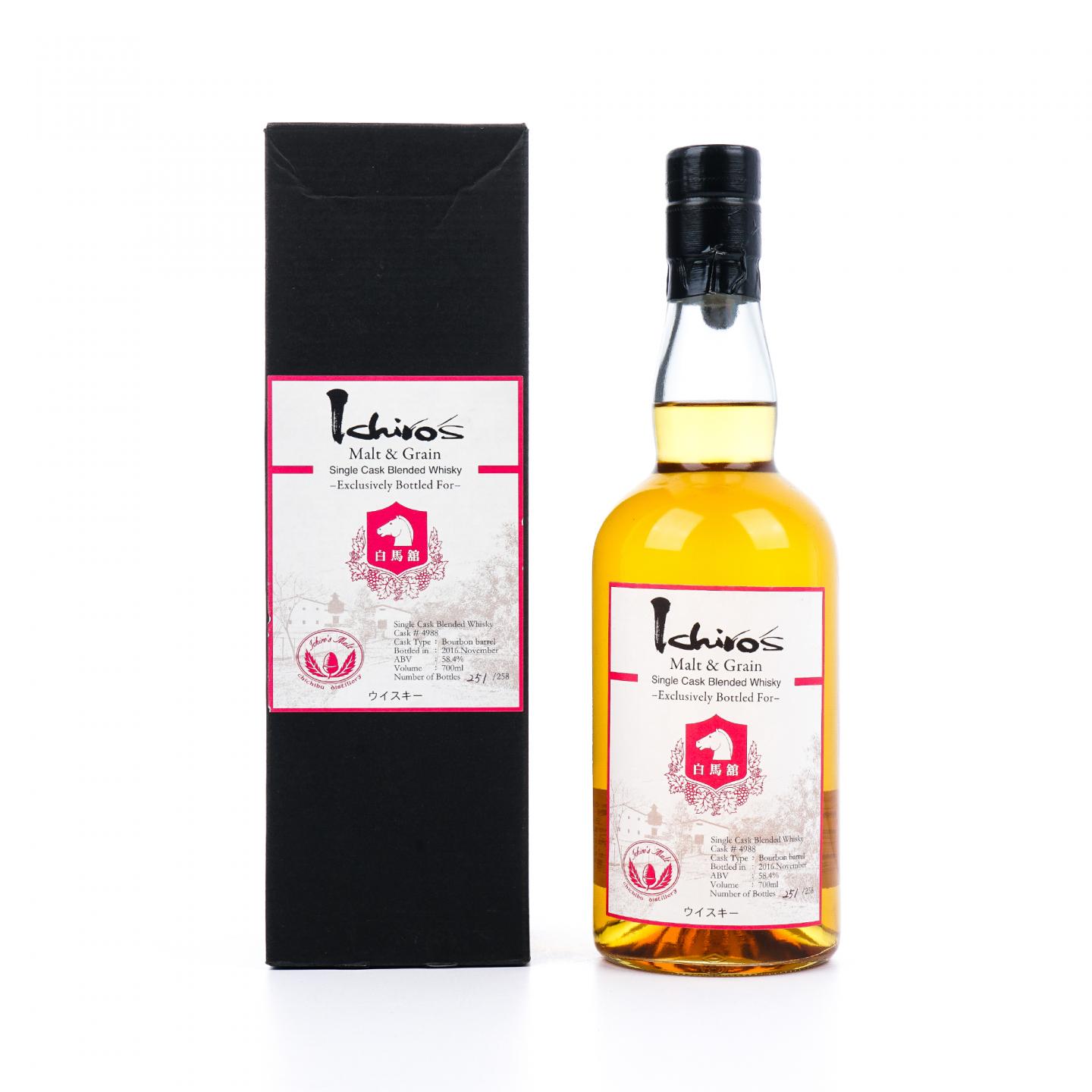 秩父 2016 波本单桶#4988 调和