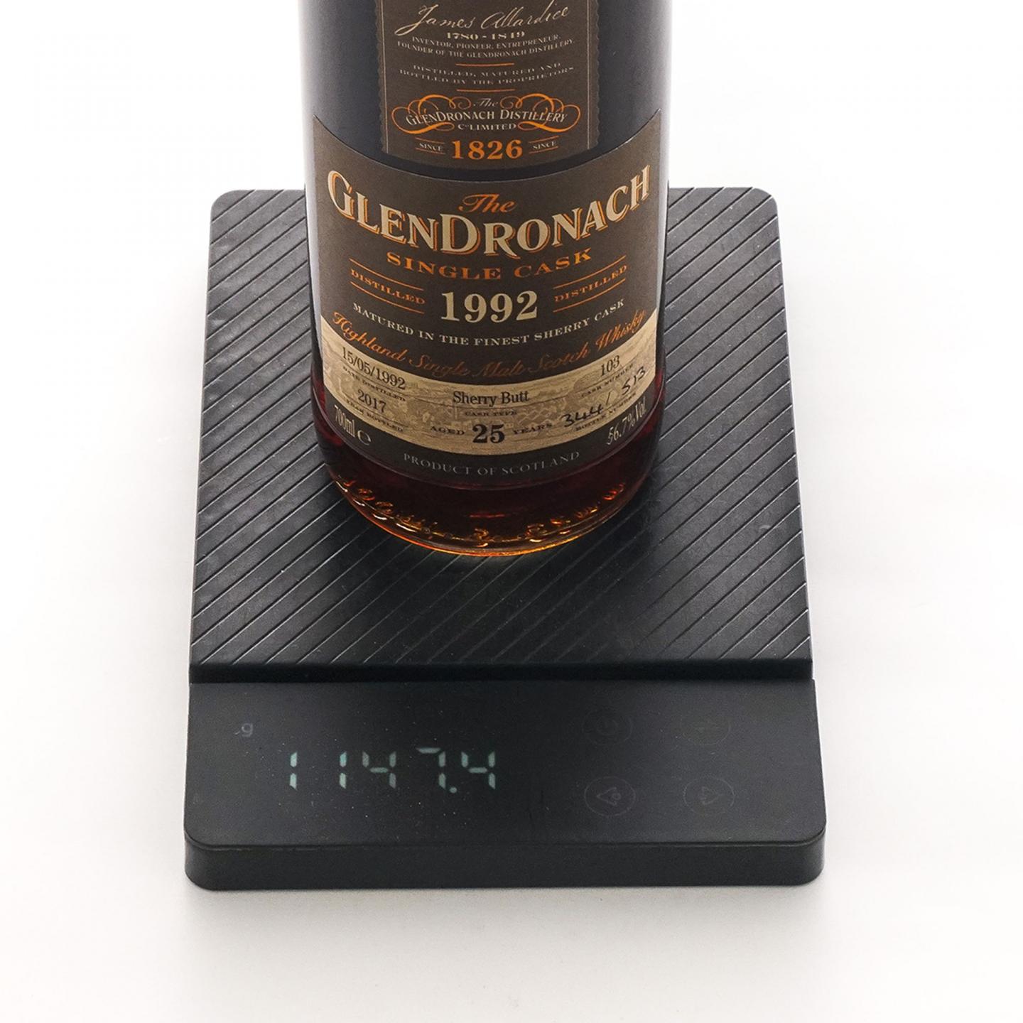 Glendronach 格兰多纳 25年 1992-2017 雪莉单桶#103