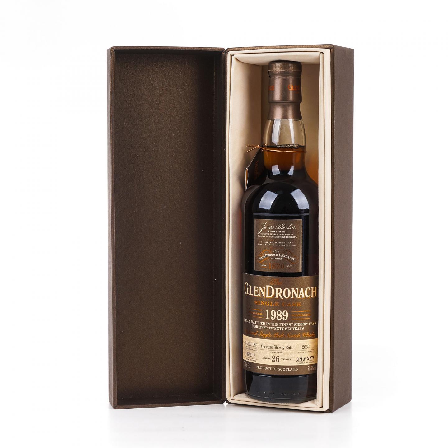 Glendronach 格兰多纳 26年 1989-2016 雪莉单桶#2662