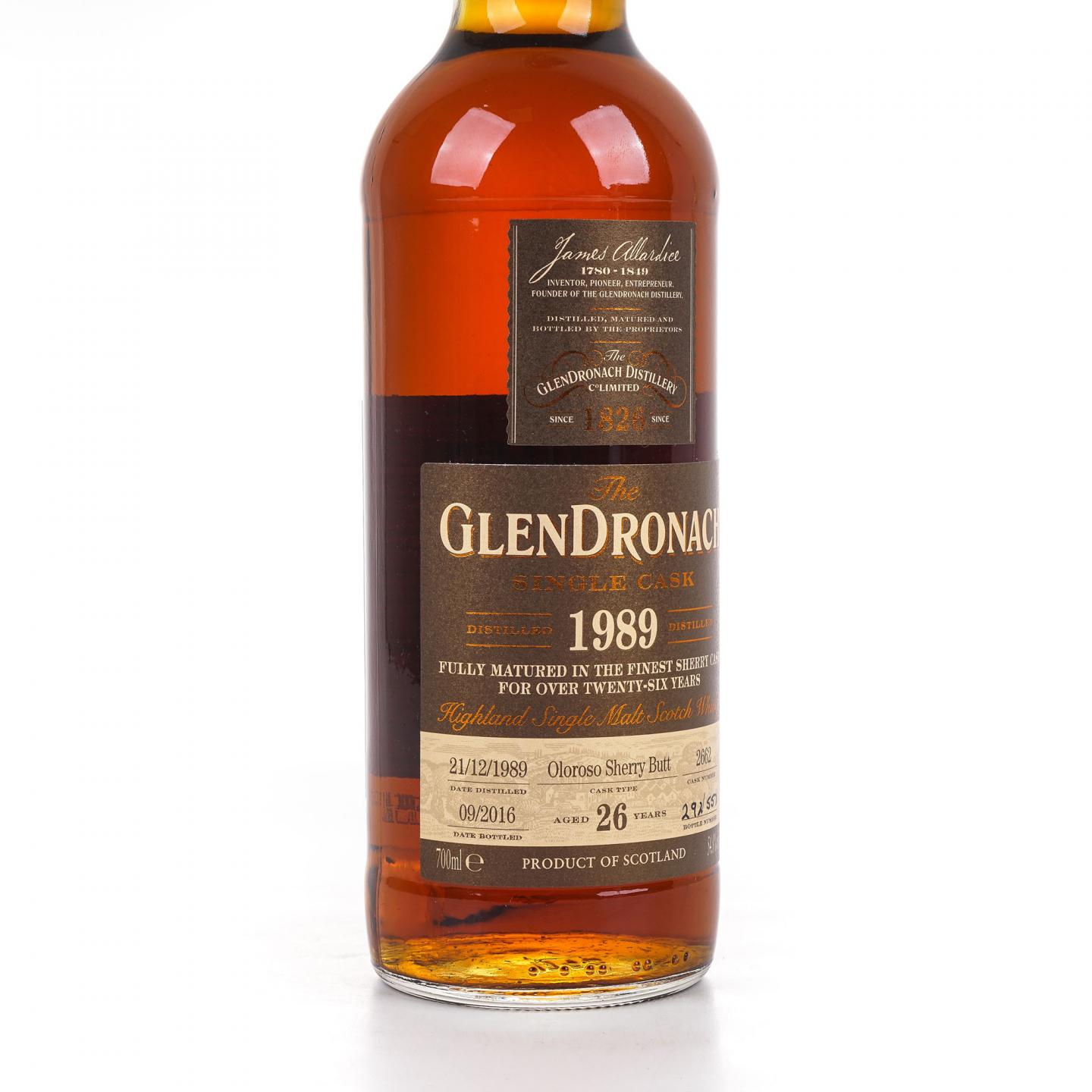 Glendronach 格兰多纳 26年 1989-2016 雪莉单桶#2662