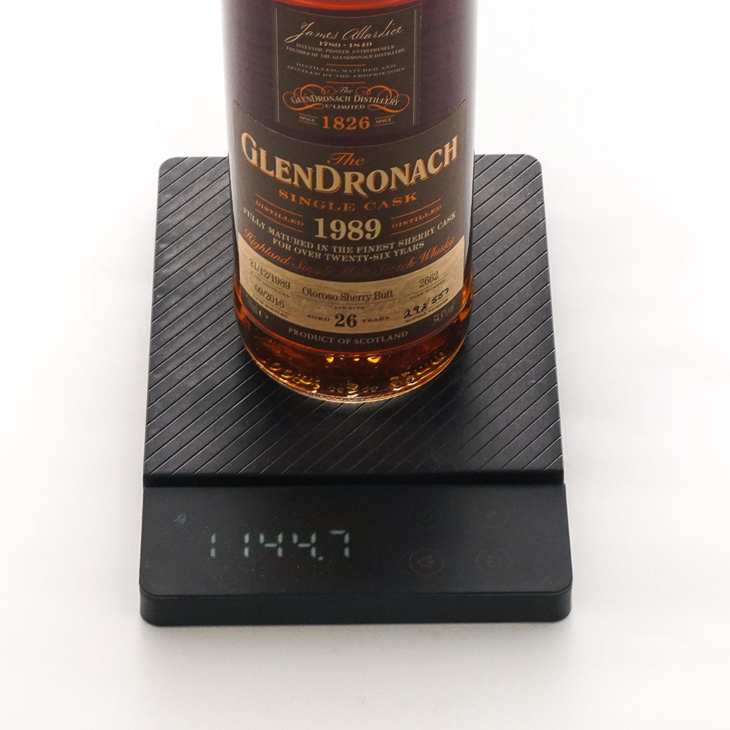Glendronach 格兰多纳 26年 1989-2016 雪莉单桶#2662