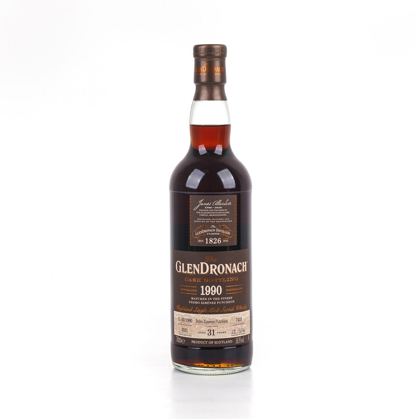 Glendronach 格兰多纳 31年 1990-2021 雪莉桶#7423