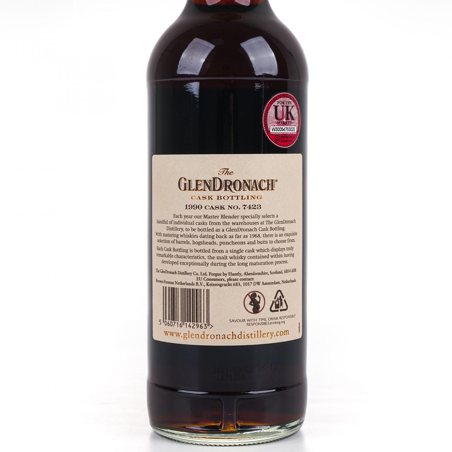Glendronach 格兰多纳 31年 1990-2021 雪莉桶#7423