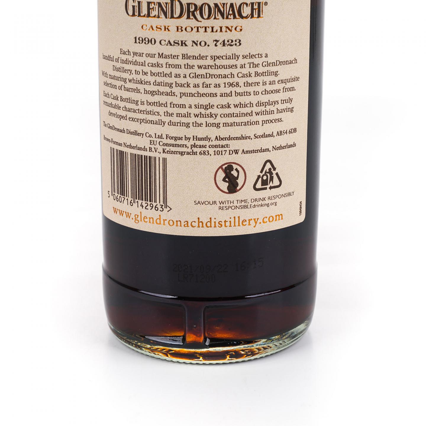 Glendronach 格兰多纳 31年 1990-2021 雪莉桶#7423