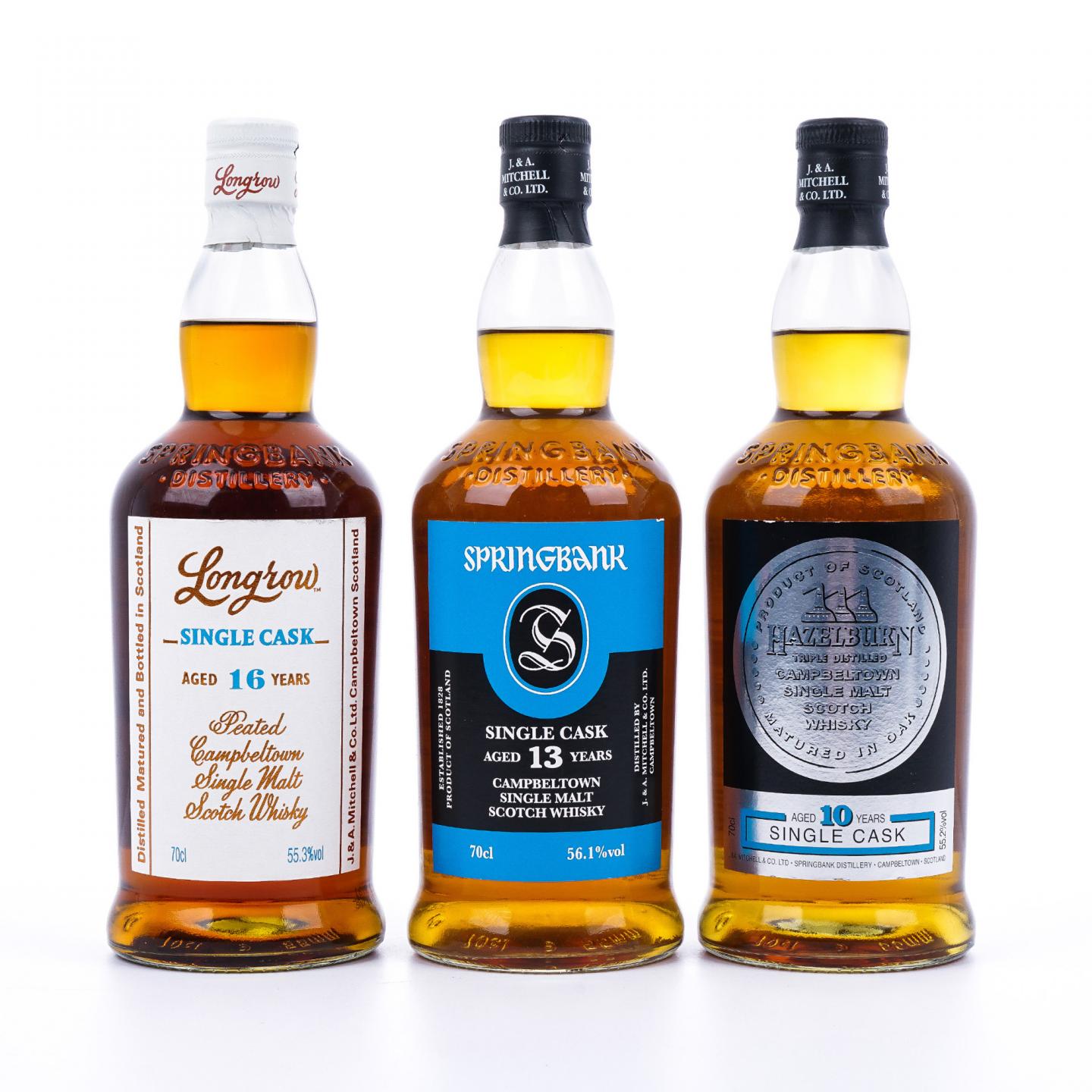 云顶/哈索本/朗格罗 坎贝尔精选单桶 钟馗系列 3支组 行货