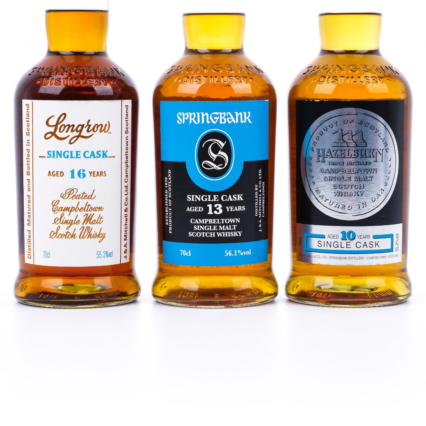 云顶/哈索本/朗格罗 坎贝尔精选单桶 钟馗系列 3支组 行货