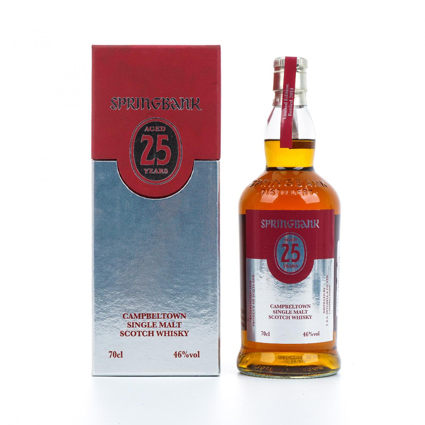Springbank 云顶 25年 2014 限量版