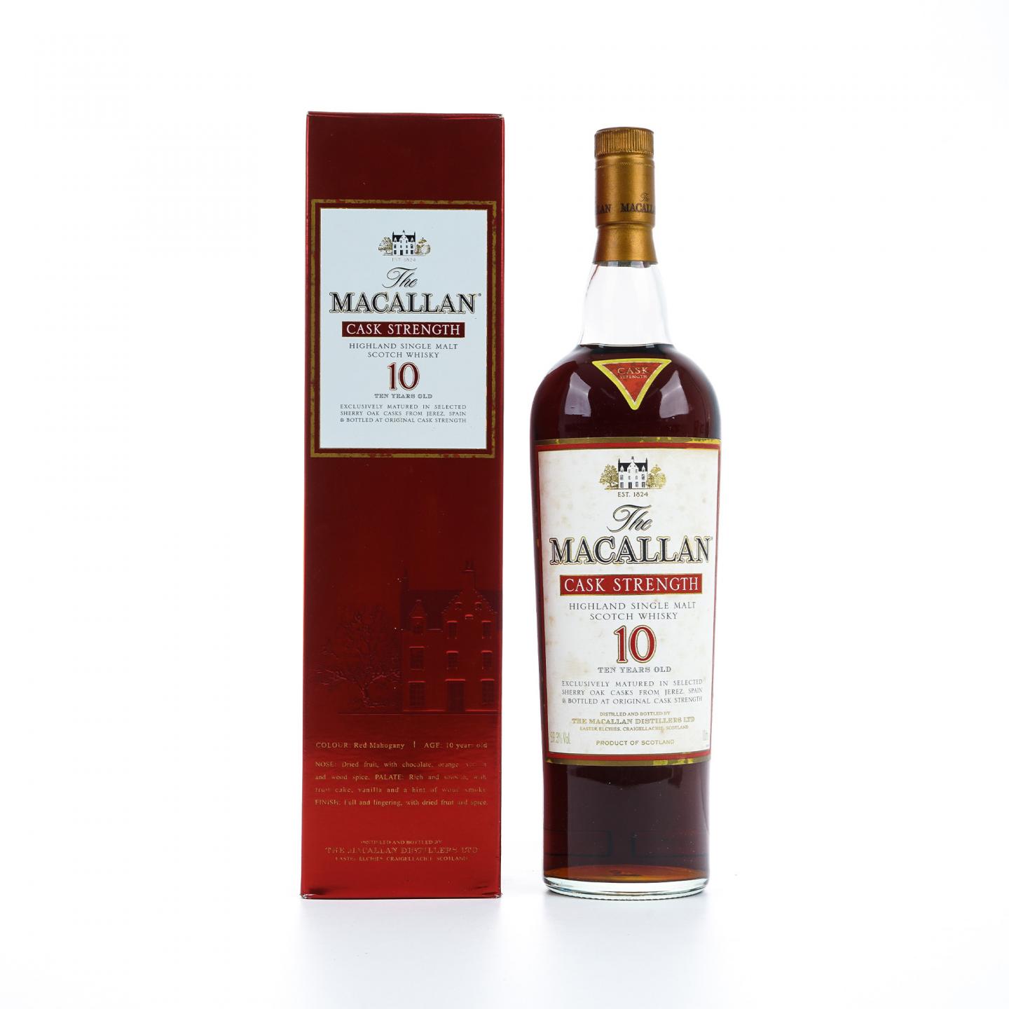 Macallan 麦卡伦 10年 桶强 1升装 59.3%