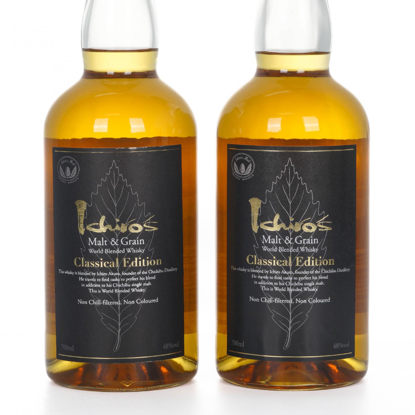 秩父 黑叶 Ichiro’s Malt & Grain Classical Edition 2支组