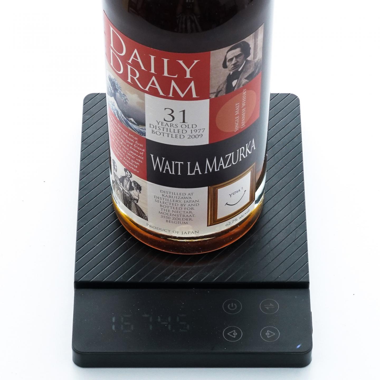 轻井泽 31年 Daily Dram 雪莉桶 特别版