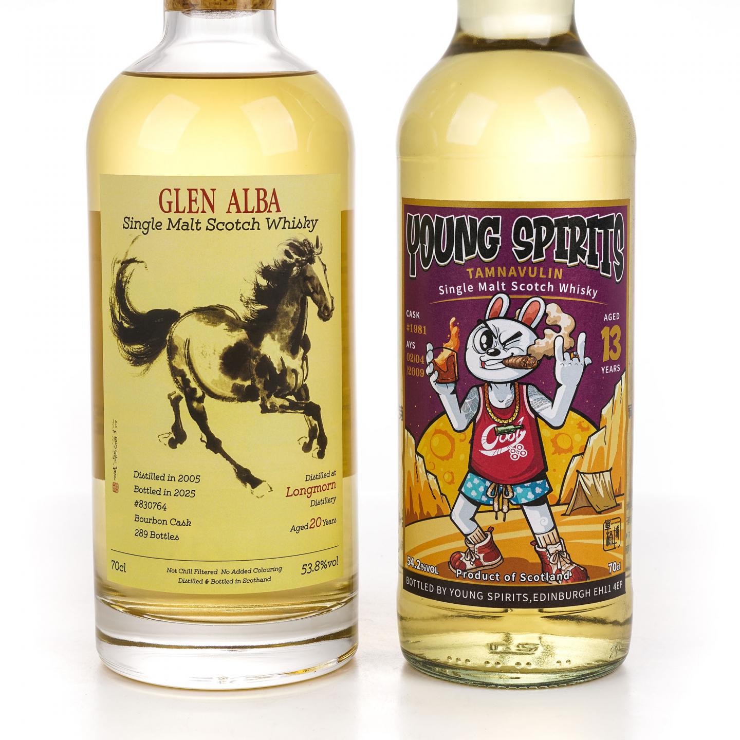 Longmorn 朗摩 20年 2005 一马当先/Tamnavulin 塔木岭 13年 2009 2瓶组