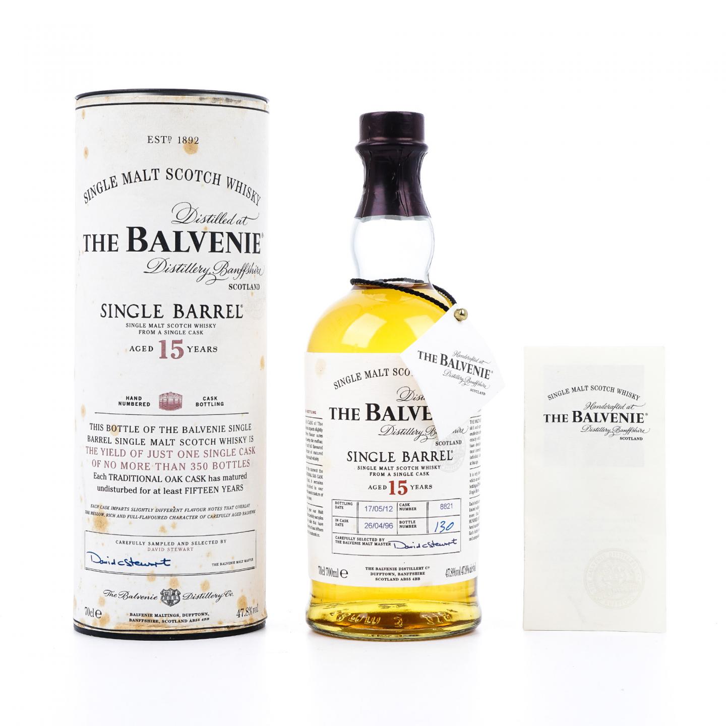 Balvenie 百富 15年 1996-2012 单桶#8821