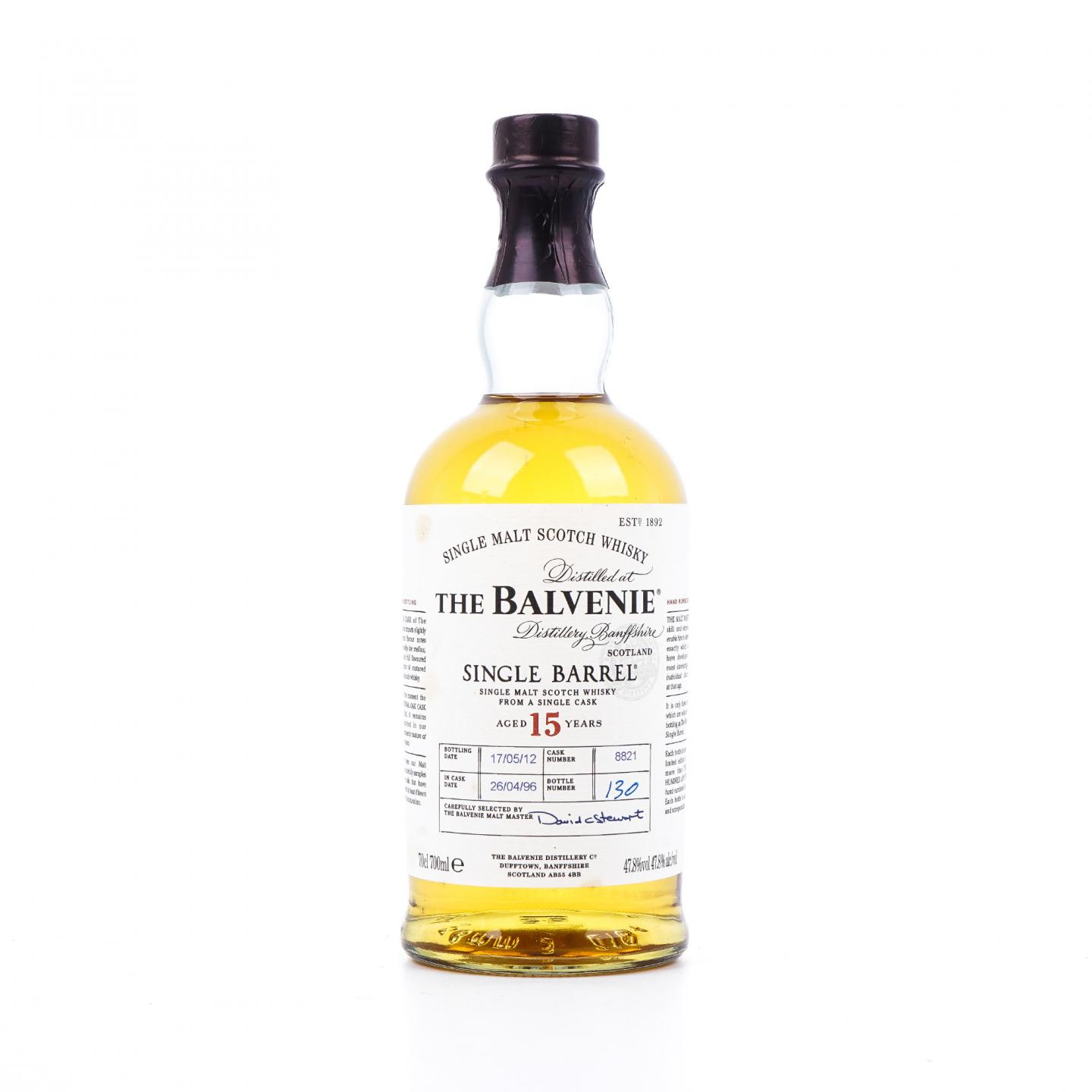 Balvenie 百富 15年 1996-2012 单桶#8821