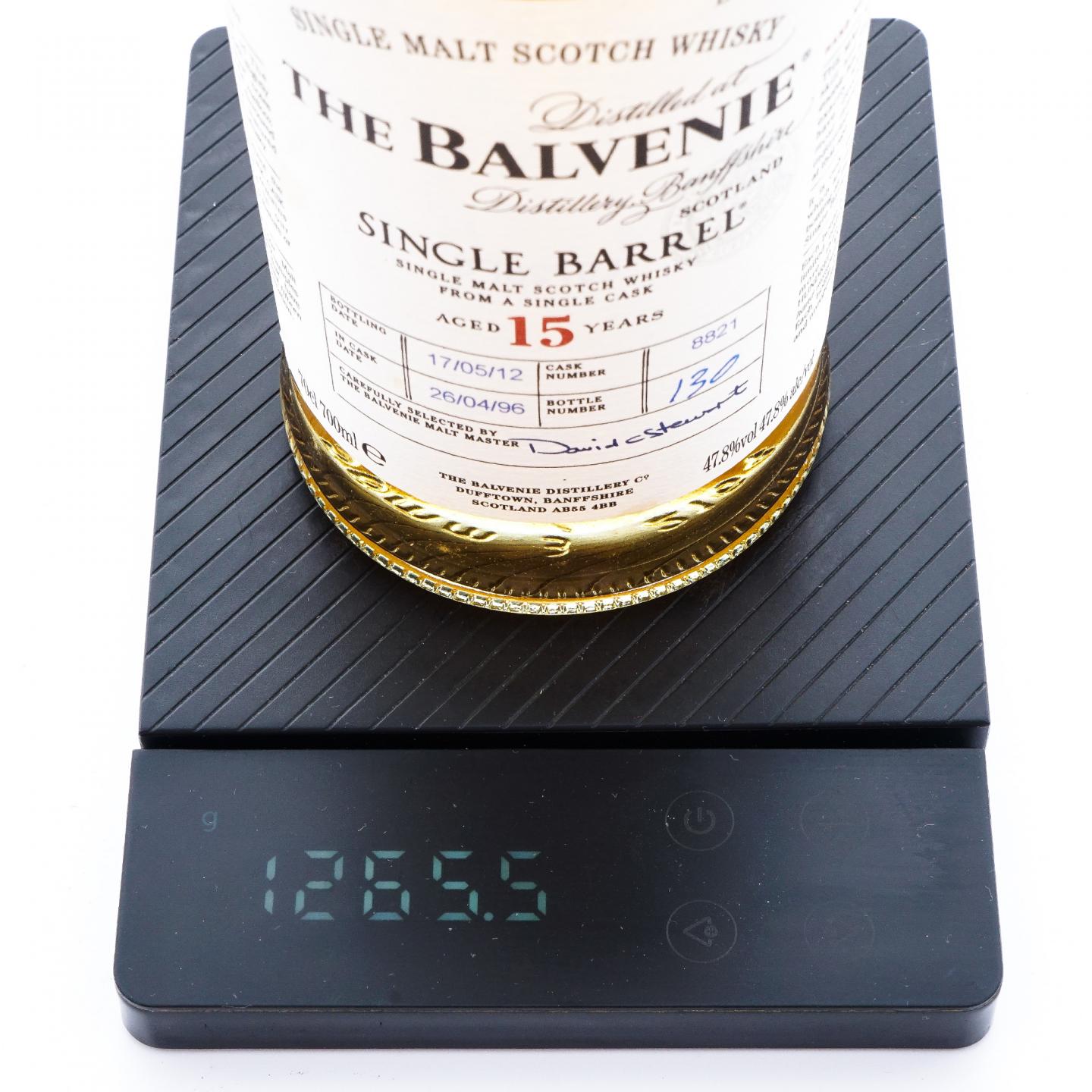 Balvenie 百富 15年 1996-2012 单桶#8821