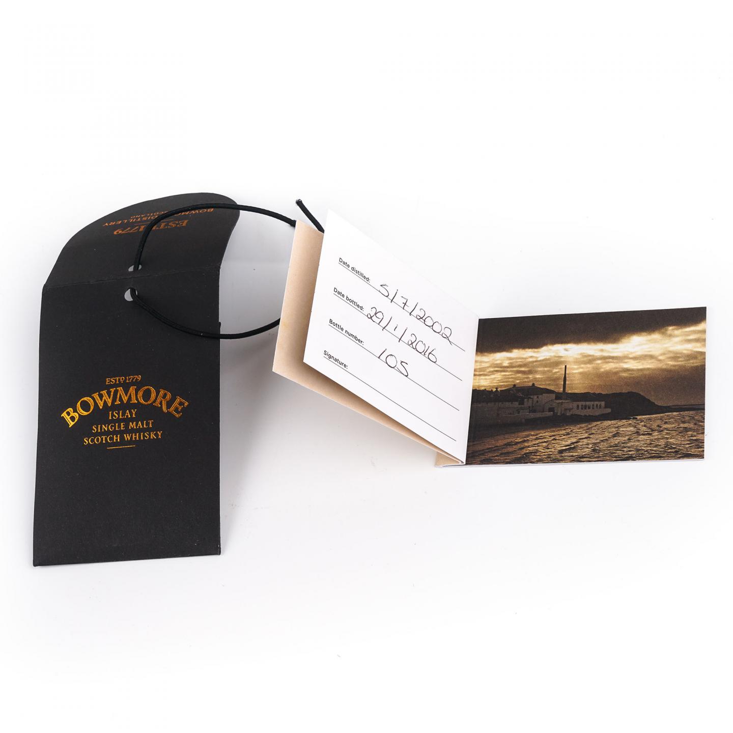 Bowmore 波摩 2002-2016 雪莉桶#1692 手工瓶