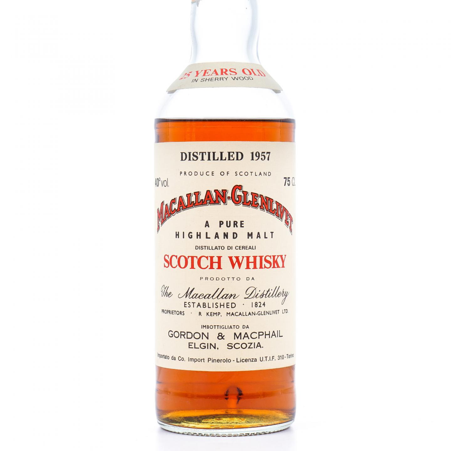 Macallan 麦卡伦 25年 1957 雪莉桶 GM 750ml
