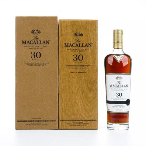 【附X光图】Macallan 麦卡伦 30年 2024 雪莉桶 黑腰带