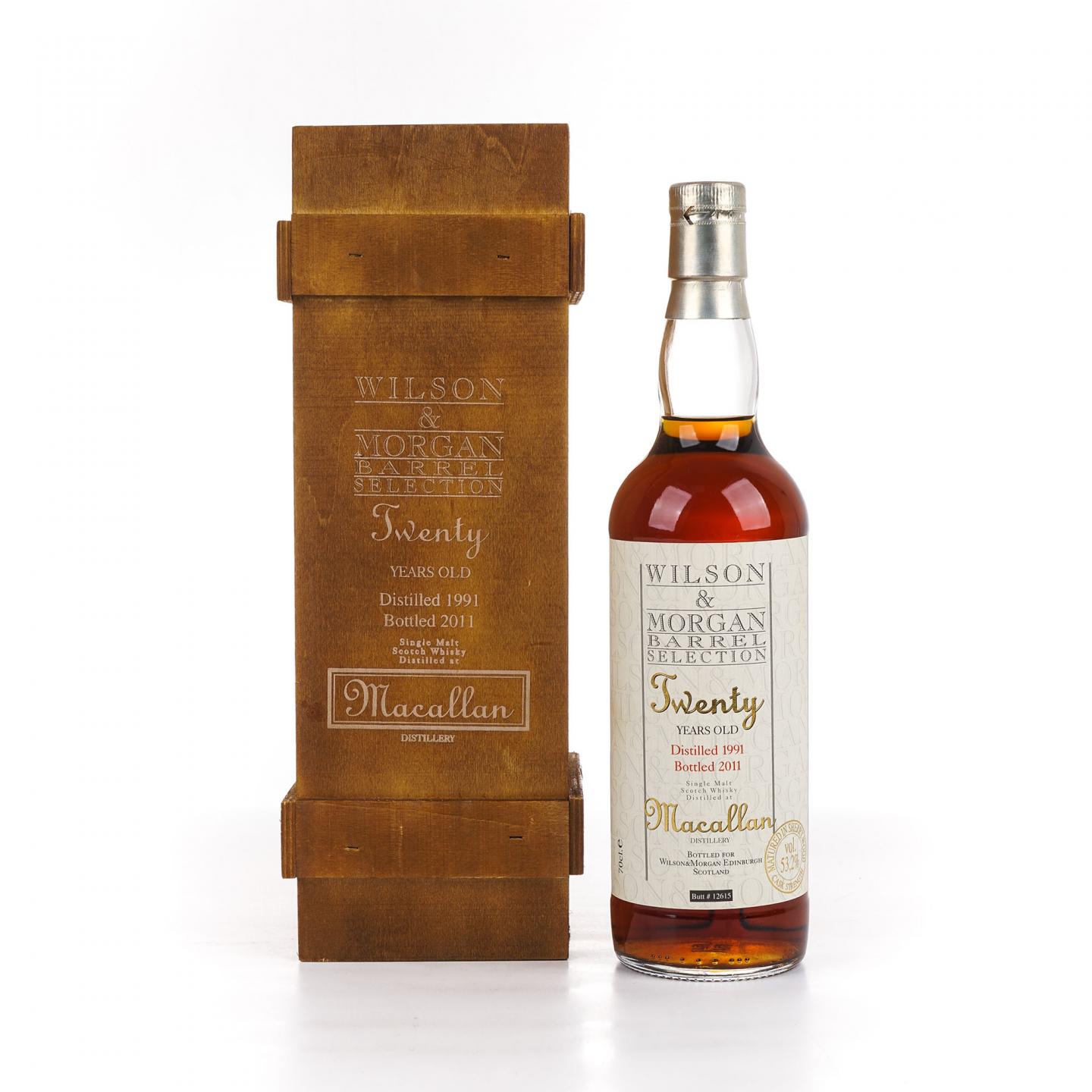 Macallan 麦卡伦 20年 1991-2011 雪莉桶#12615 Wilson & Morgan