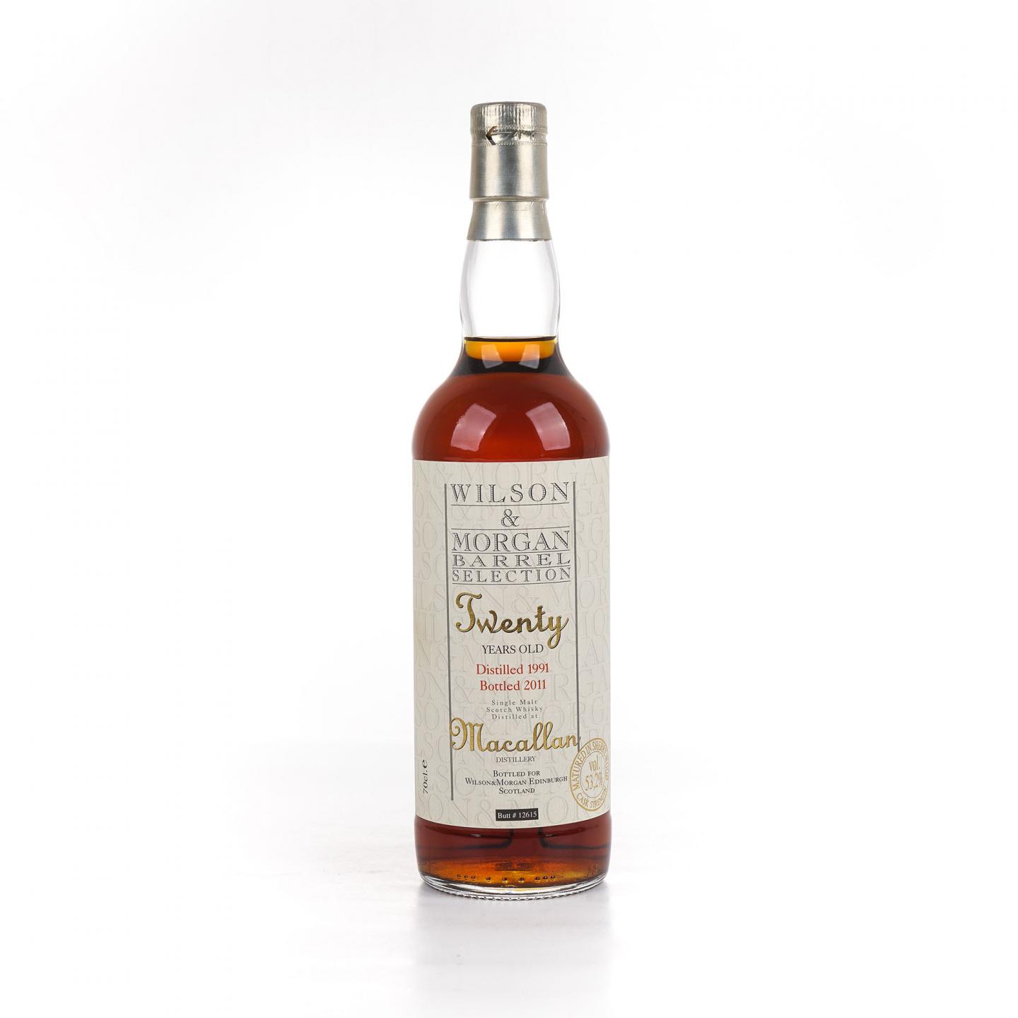 Macallan 麦卡伦 20年 1991-2011 雪莉桶#12615 Wilson & Morgan