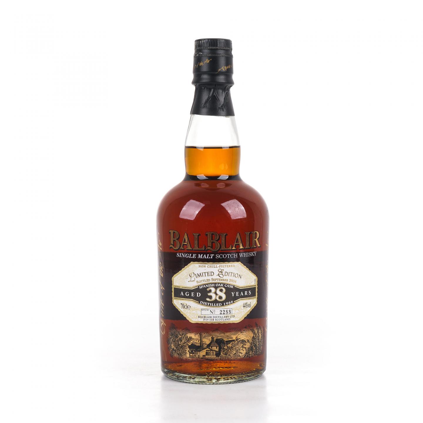 Balblair 巴布莱尔 38年 1966-2004 限量版