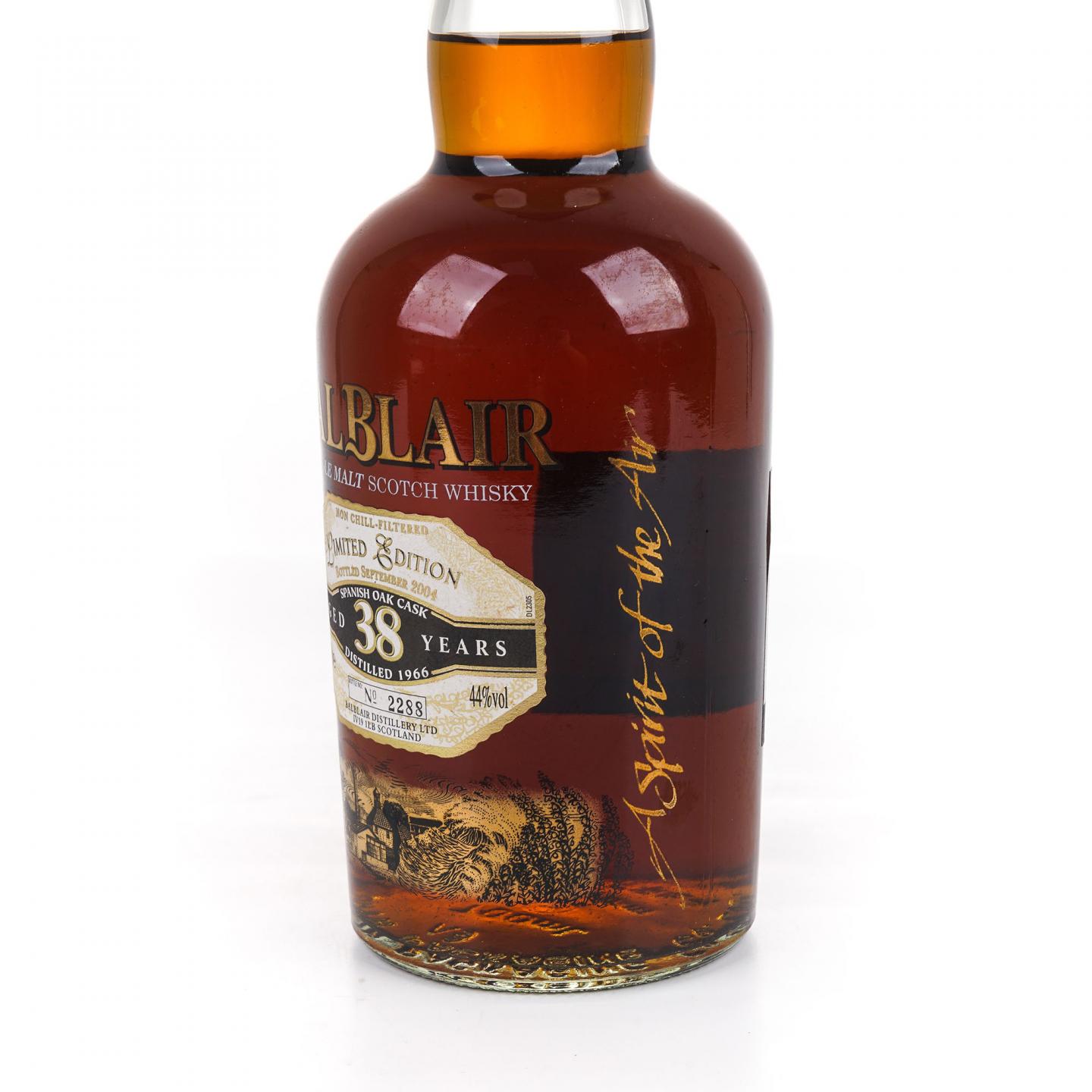 Balblair 巴布莱尔 38年 1966-2004 限量版