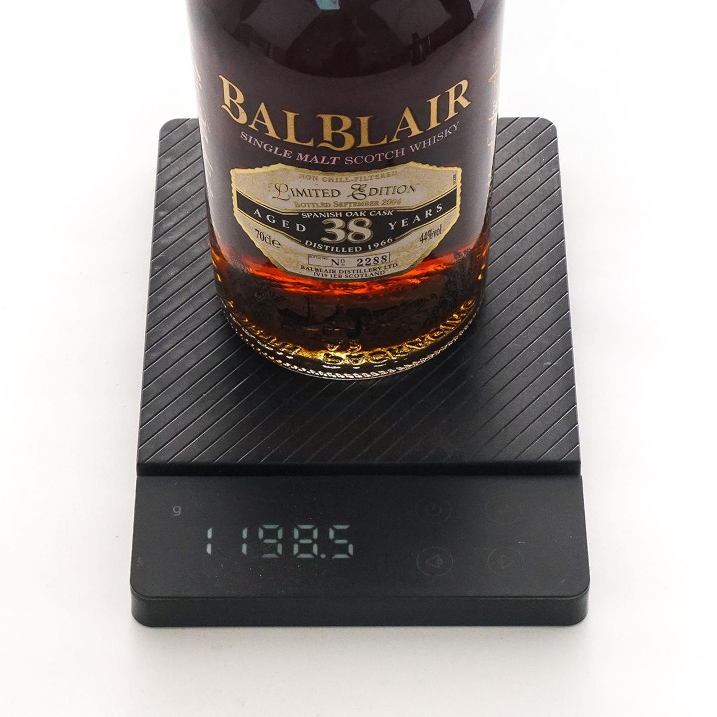 Balblair 巴布莱尔 38年 1966-2004 限量版