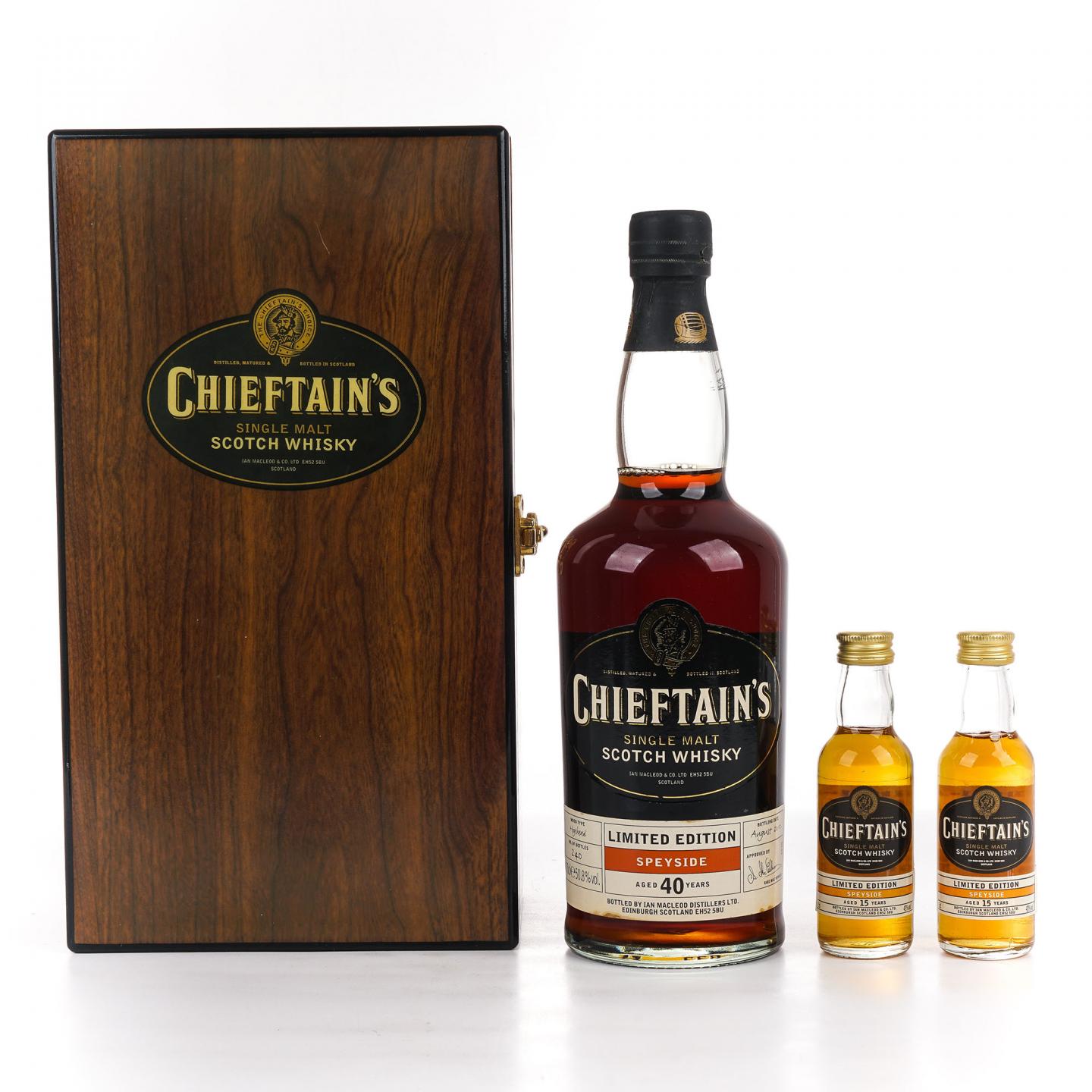 秘密斯佩塞 40年 2010 老酋长 IM 附加2支15年斯佩塞酒版