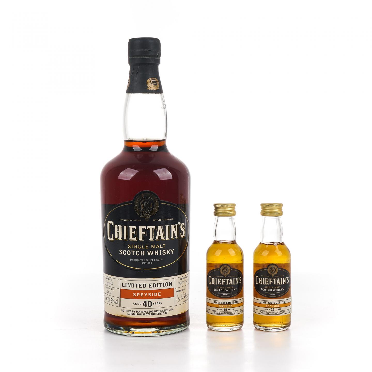 秘密斯佩塞 40年 2010 老酋长 IM 附加2支15年斯佩塞酒版