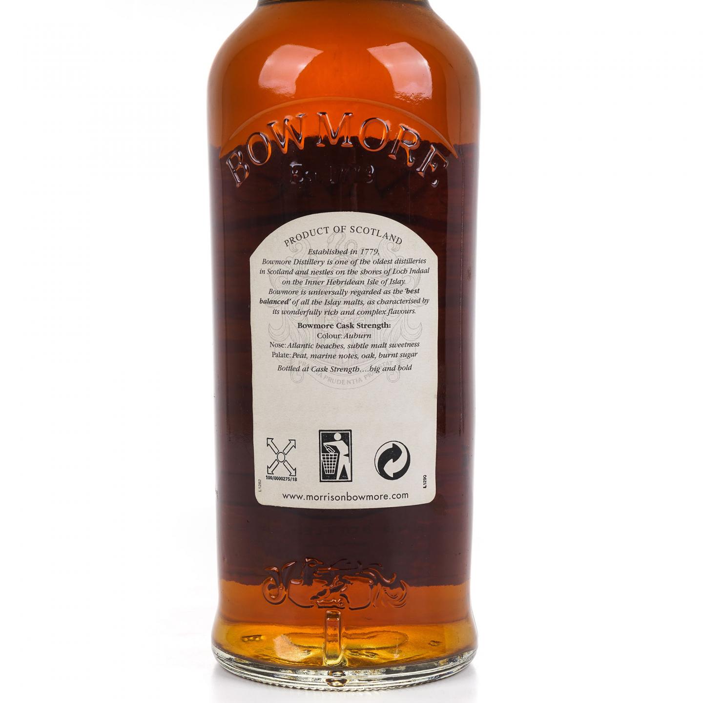 Bowmore 波摩 海鸥标 桶强 1L