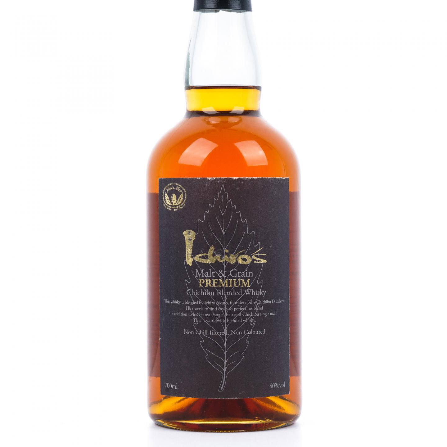 秩父 Ichiro's Malt & Grain Premium 黑叶 调和 50%