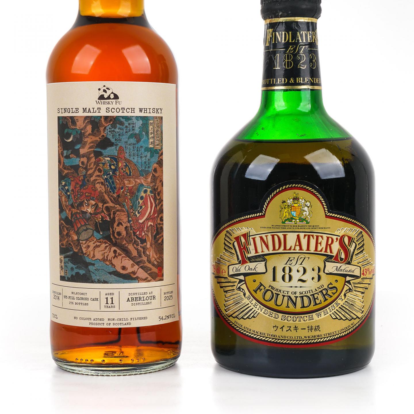 雅伯莱 11年 2014/Findlater’s 芬德拉特 FOUNDERS 特级 700+750ml 2瓶组