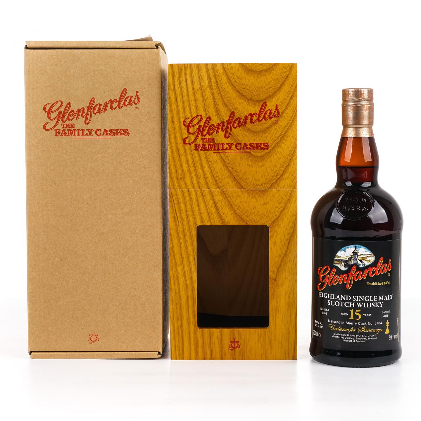 Glenfarclas 格兰花格 15年 2002-2018 雪莉桶#3784