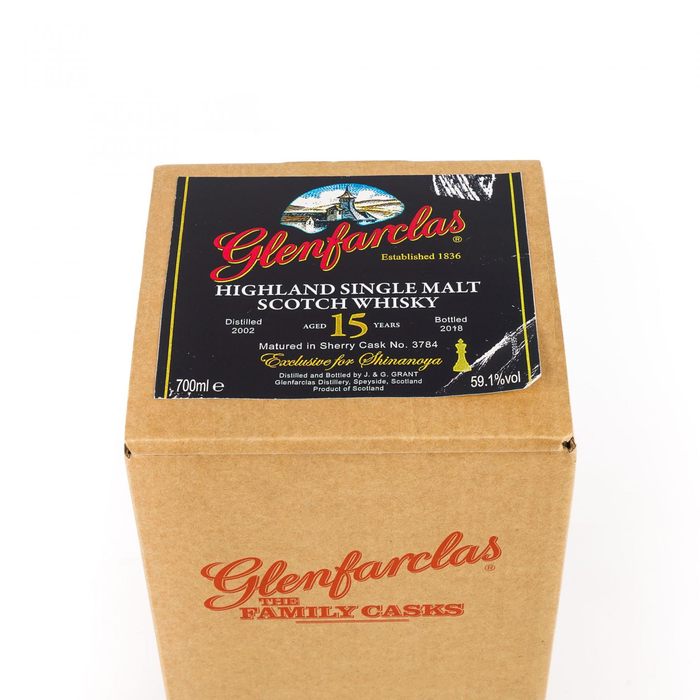 Glenfarclas 格兰花格 15年 2002-2018 雪莉桶#3784