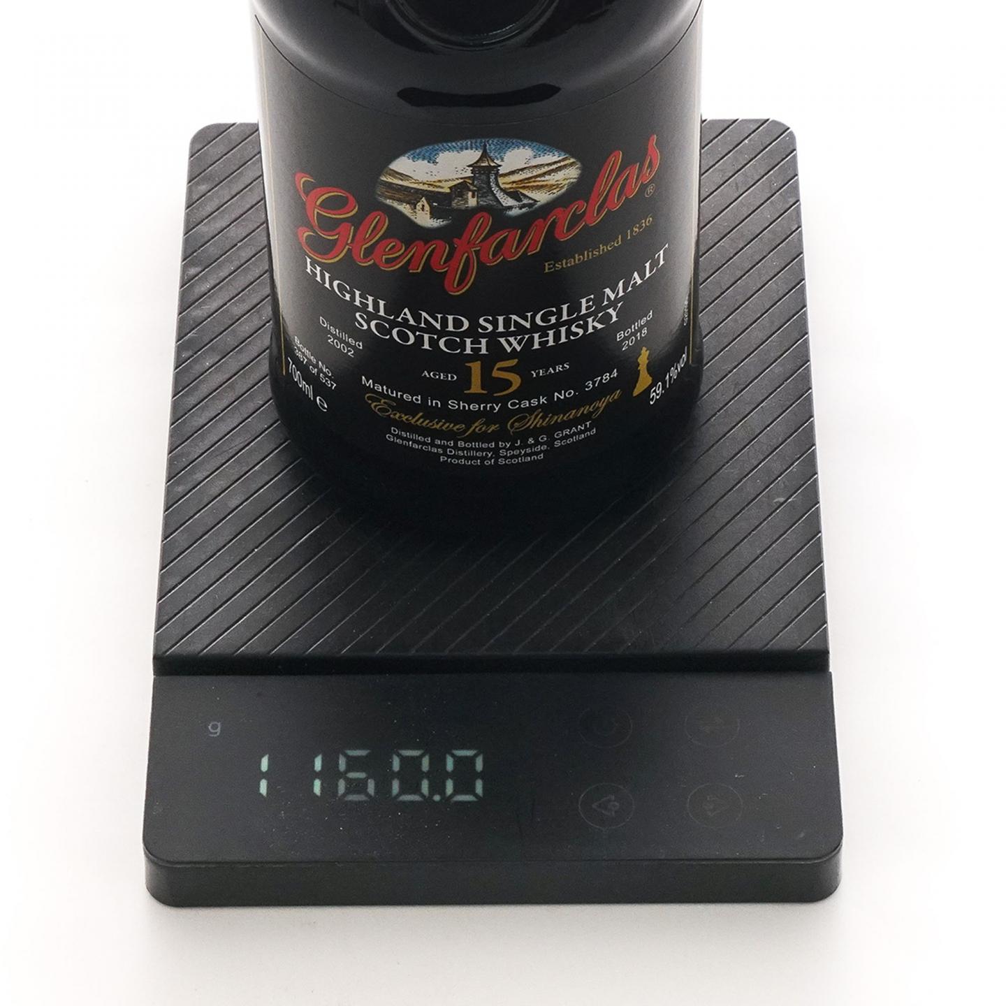 Glenfarclas 格兰花格 15年 2002-2018 雪莉桶#3784