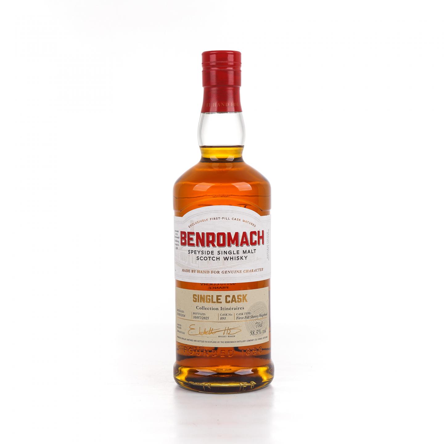 Benromach 本诺曼克 2014-2025 单桶#893