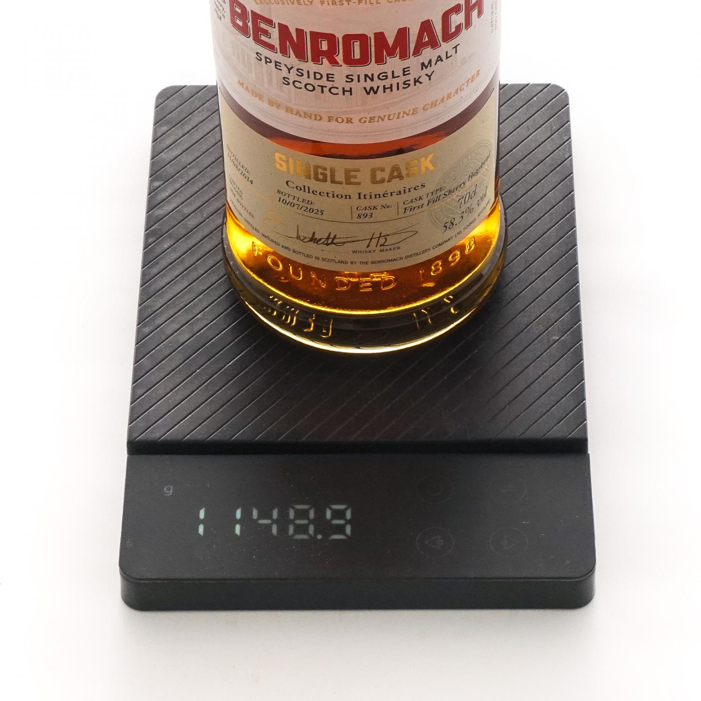 Benromach 本诺曼克 2014-2025 单桶#893