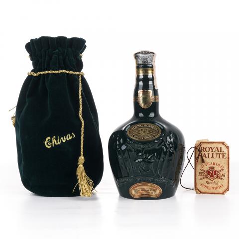 Royal Salute 皇家礼炮 21年 70-80's 调和 绿瓷瓶