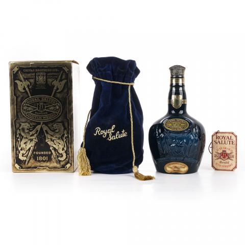 Royal Salute 21年 Chivas Brothers 蓝瓷瓶