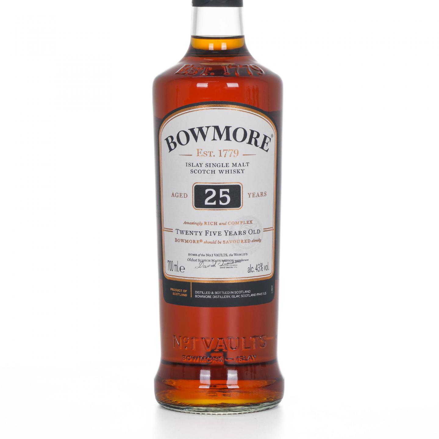 Bowmore 波摩 25年 单一麦芽 43%