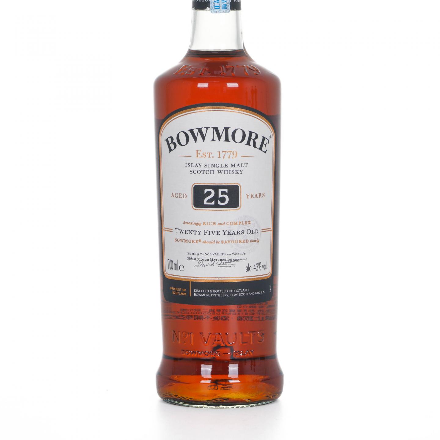Bowmore 波摩 25年 单一麦芽 700ML