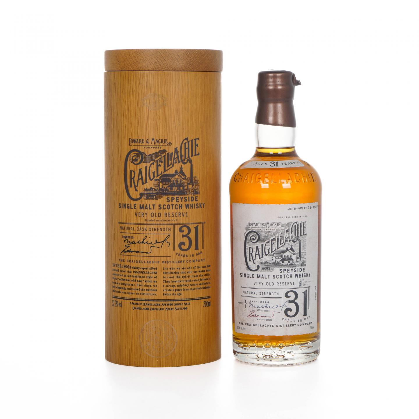 Craigellachie 克莱拉奇 31年 Very Old Reserve
