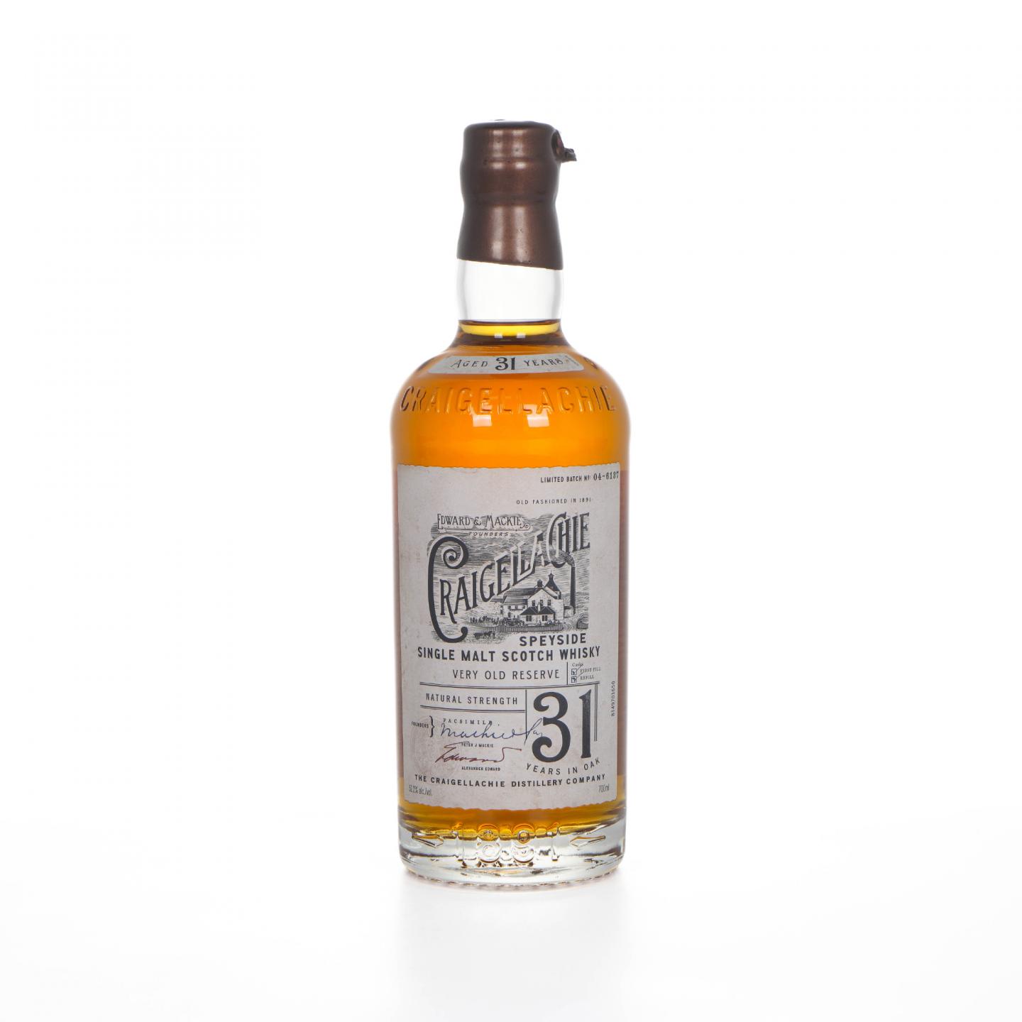Craigellachie 克莱拉奇 31年 Very Old Reserve