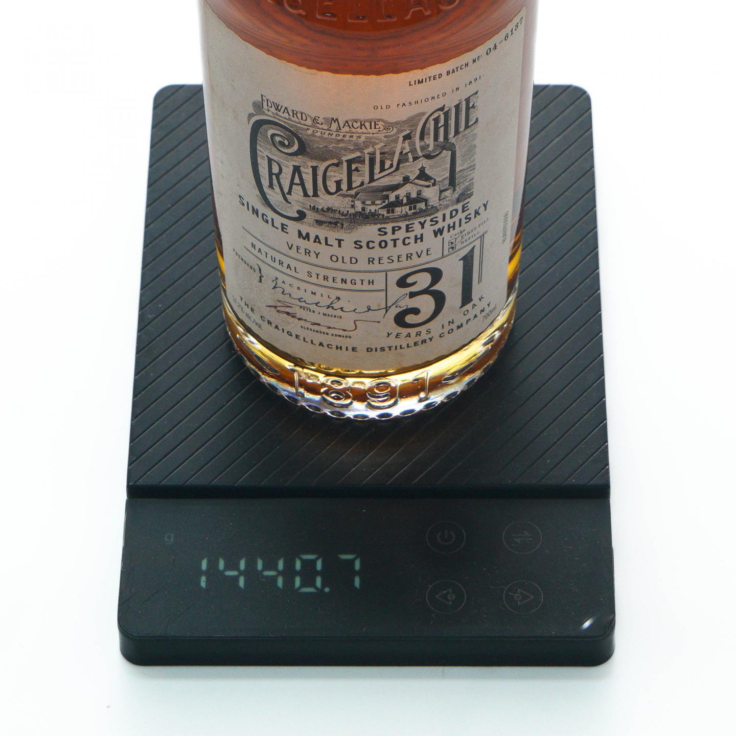 Craigellachie 克莱拉奇 31年 Very Old Reserve