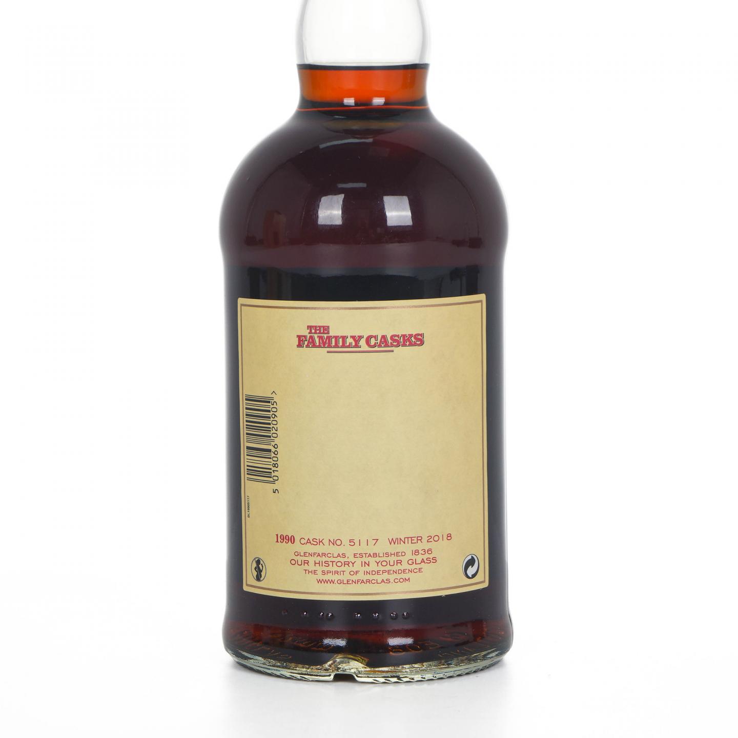 Glenfarclas 格兰花格 1990-2018 家族桶#5117