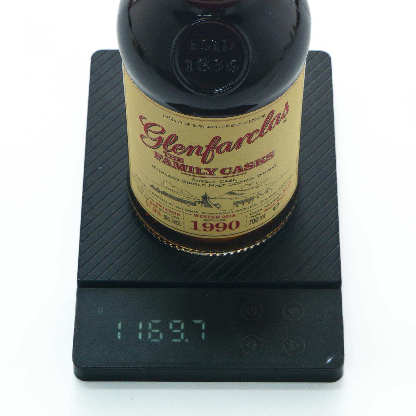 Glenfarclas 格兰花格 1990-2018 家族桶#5117