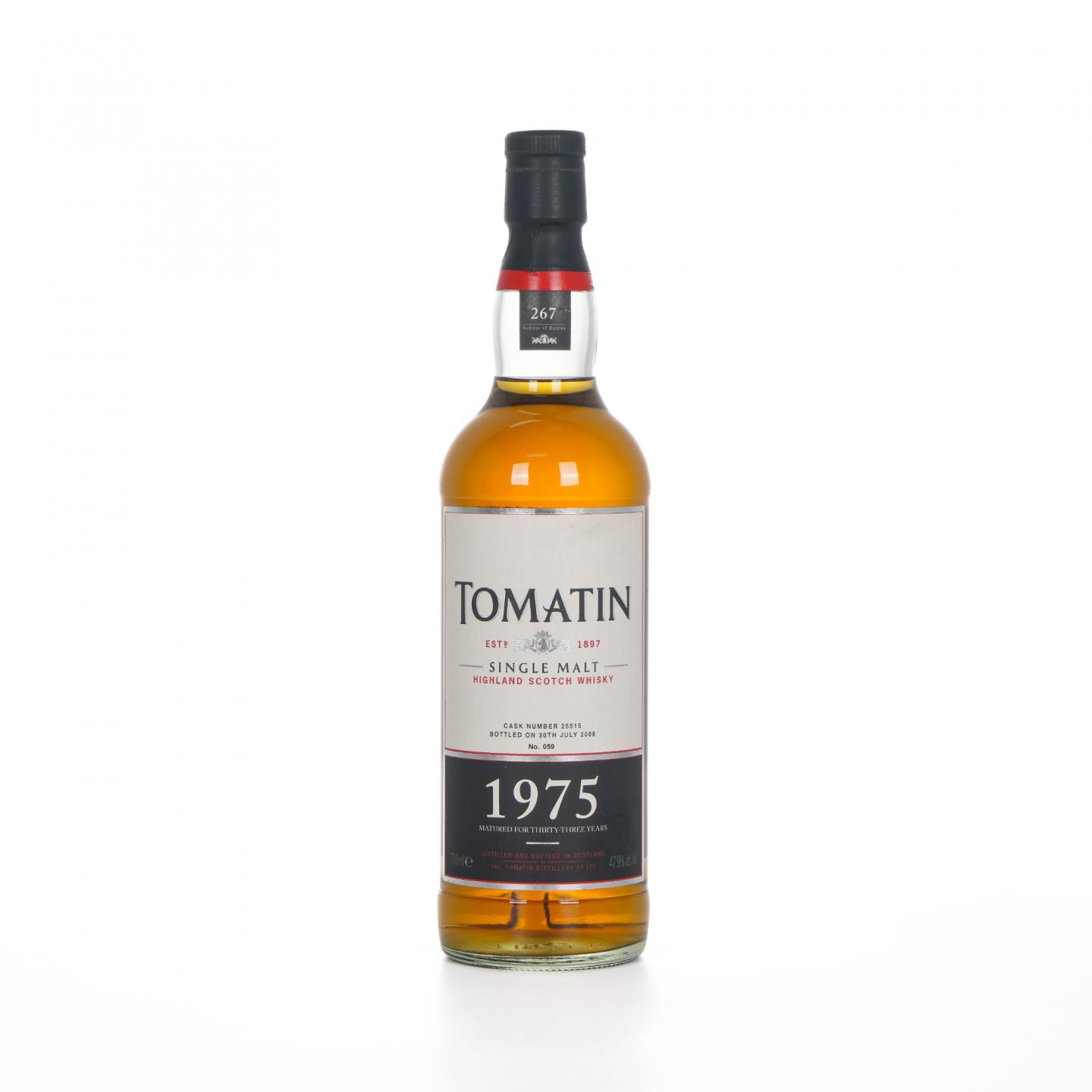 Tomatin 汤马丁 33年 1975-2008 桶号#25515
