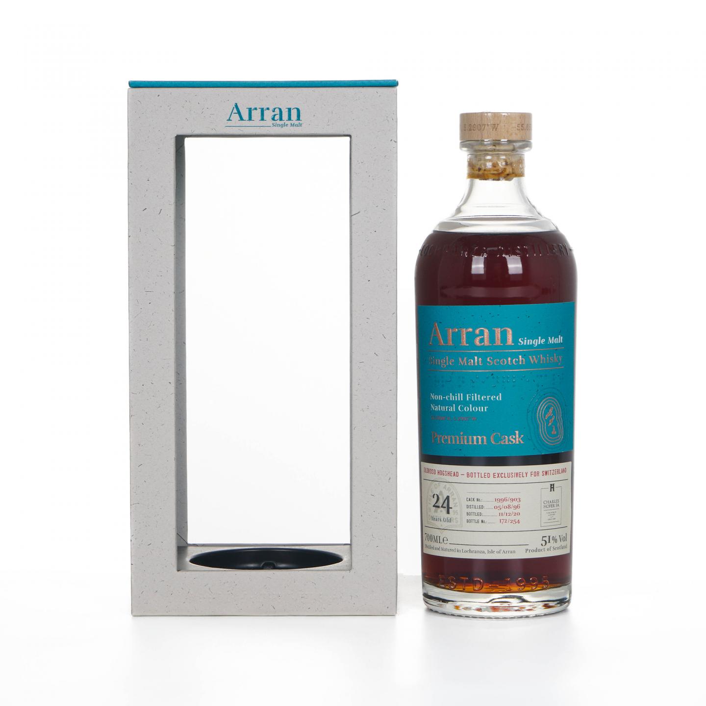 Arran 艾伦 24年 1996-2020 雪莉桶#1996/903