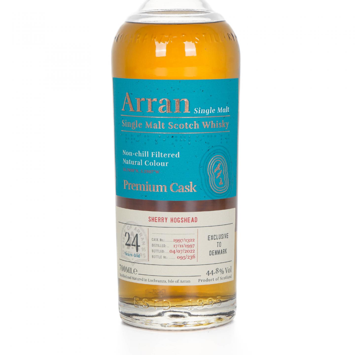 Arran 艾伦 24年 1997-2022 雪莉桶#1997/1322